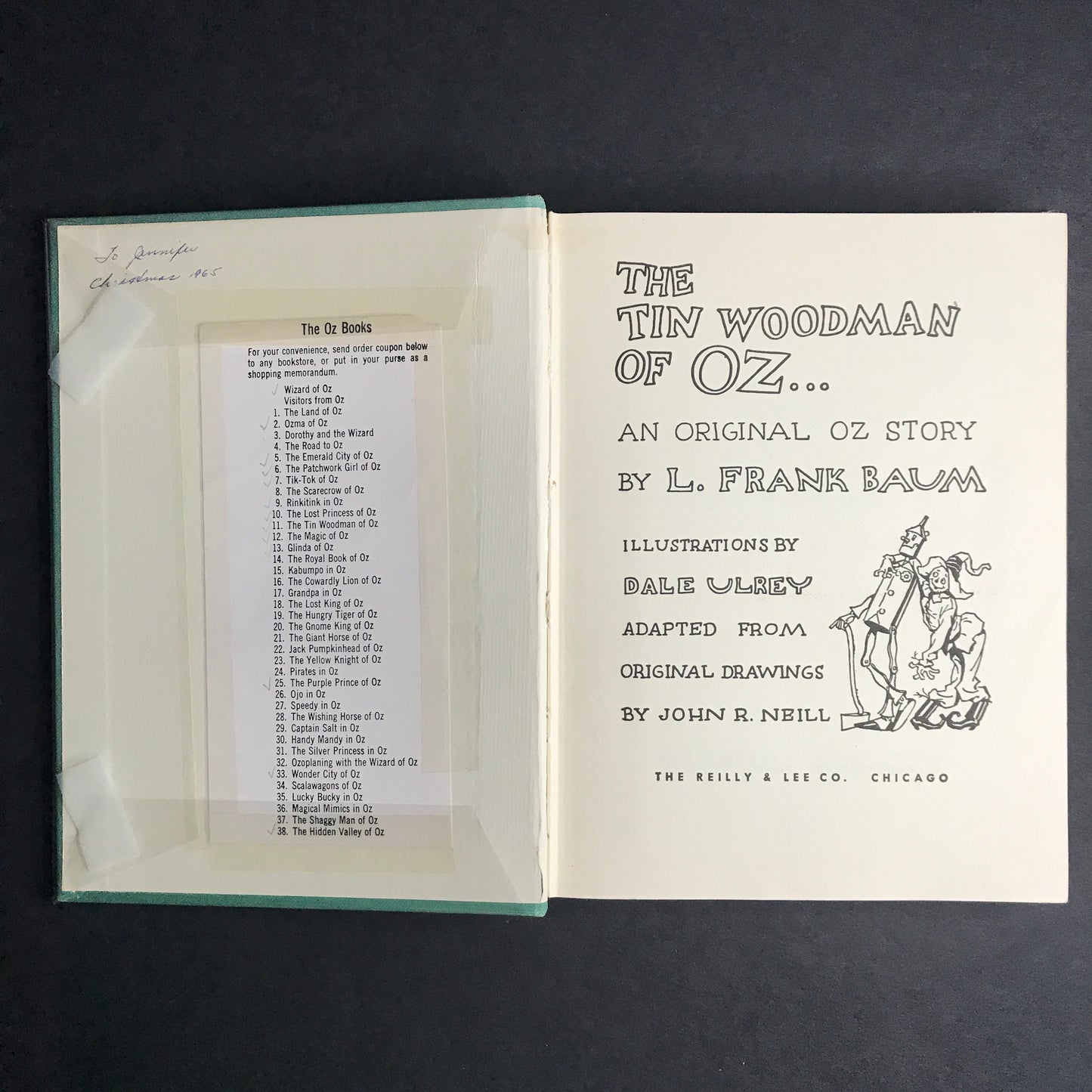 The Tin Woodman of Oz - L. Frank Baum - 1918 Reprint