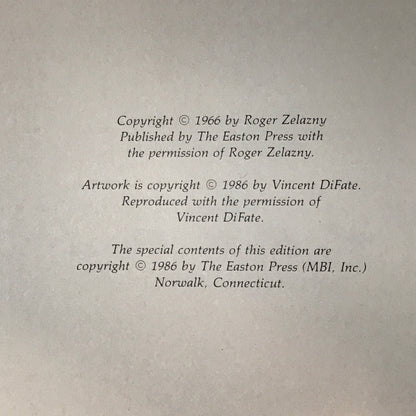 This Immortal - Roger Zelazny - Easton Press - 1986