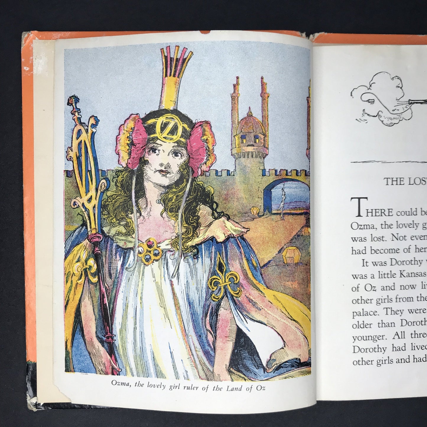 The Lost Princess of Oz - Junior Edition - L. Frank Baum - 1939 - Loose Back Cover