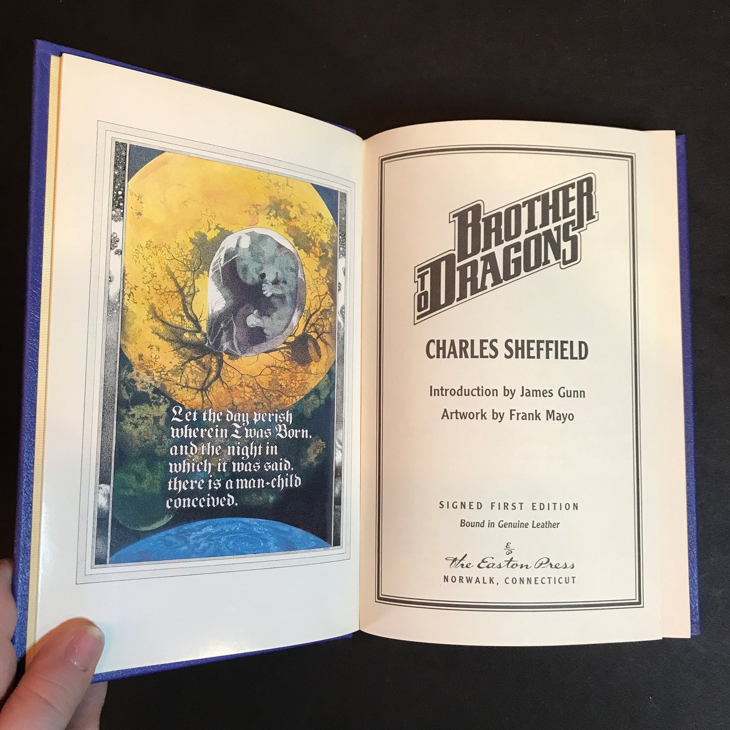 Brother to Dragons - Charles Sheffield - Signed - 1st Edition - Easton Press - 1992