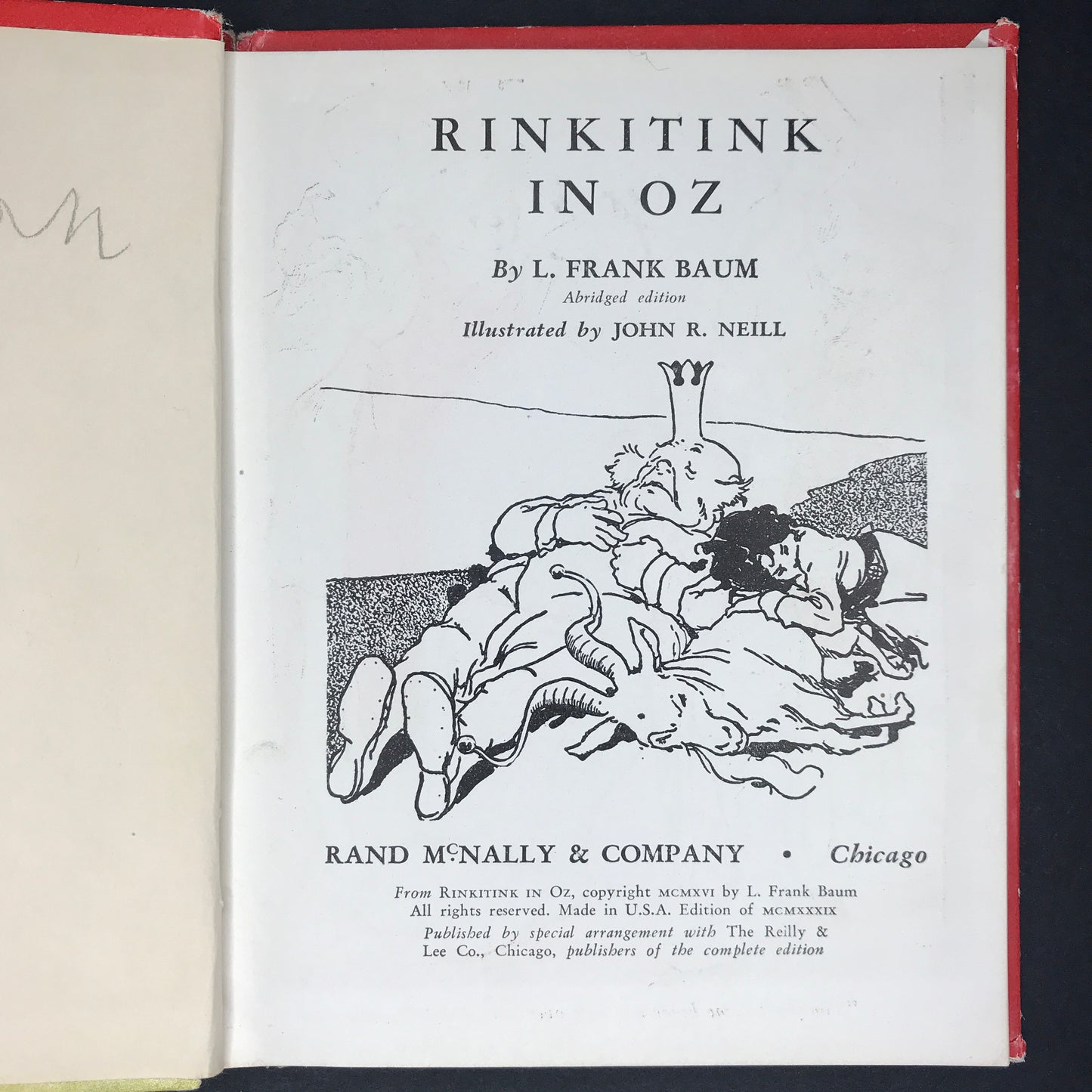 Rinkitink in Oz Junior Edition - L. Frank Baum - 1939