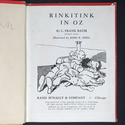 Rinkitink in Oz Junior Edition - L. Frank Baum - 1939