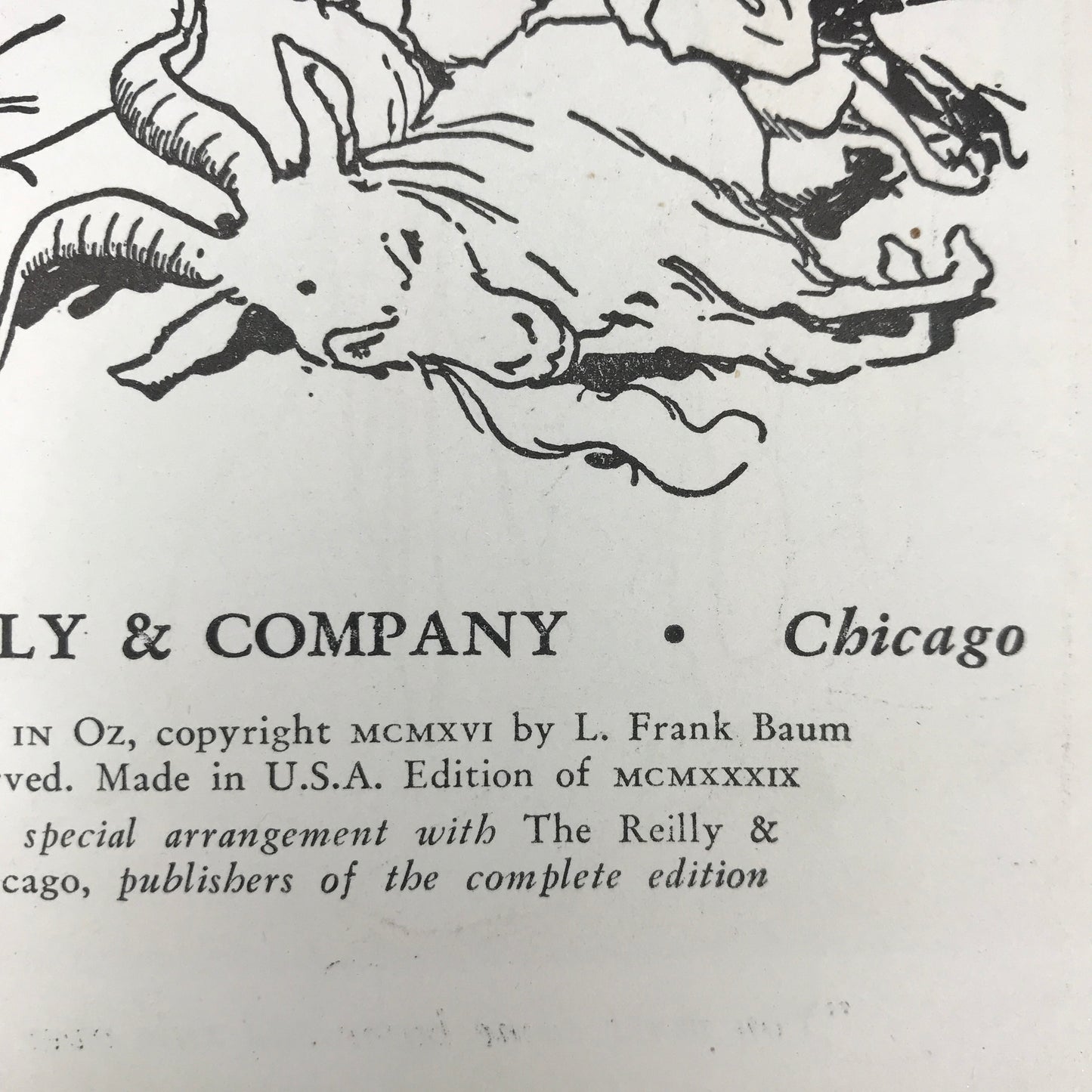 Rinkitink in Oz Junior Edition - L. Frank Baum - 1939