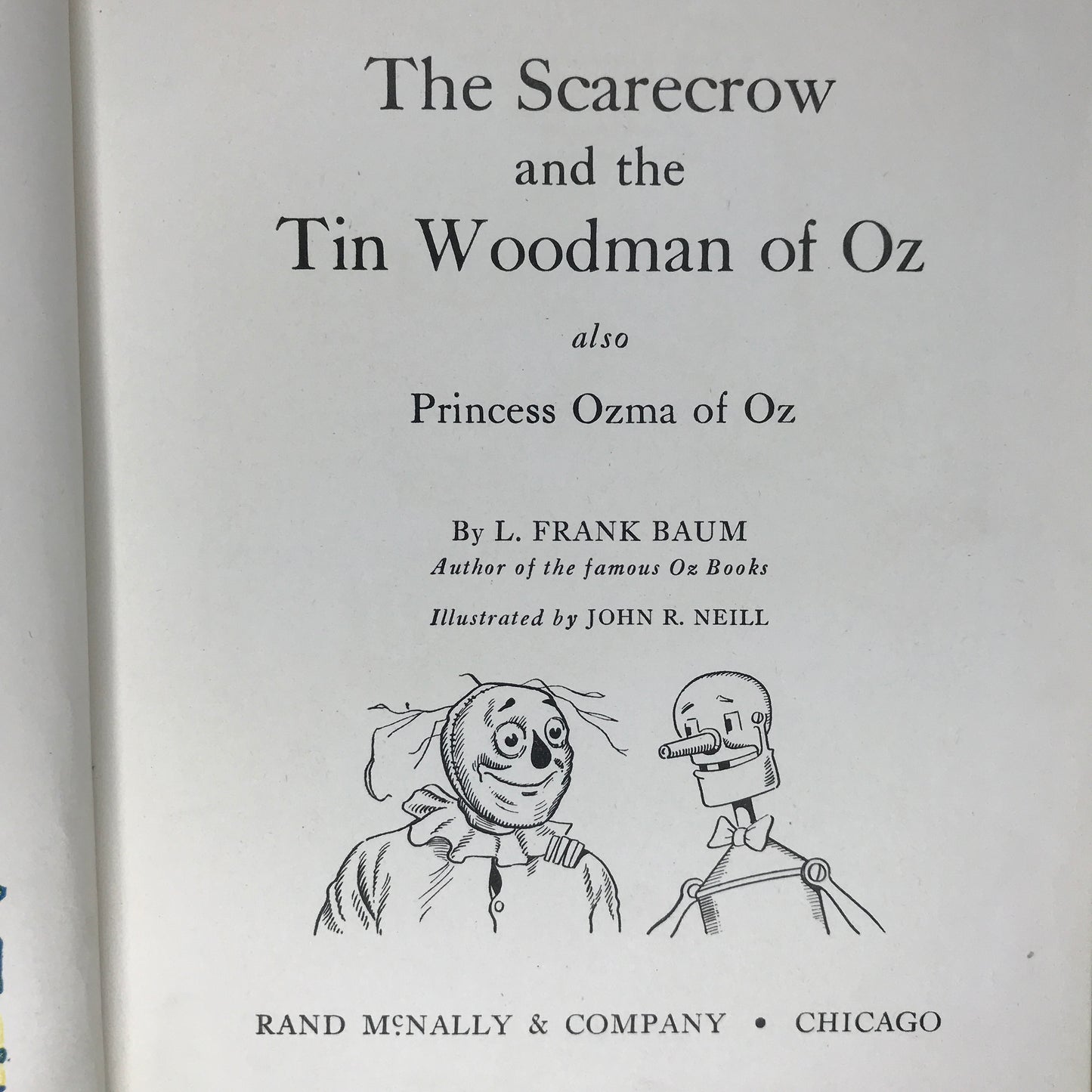 The Scarecrow and the Tin Woodman of Oz - L. Frank Baum - 1939