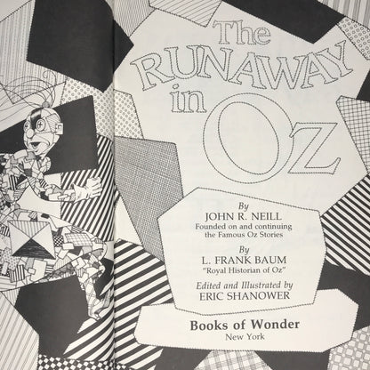 The Runaway in Oz - John R. Neill - L. Frank Baum - 1995