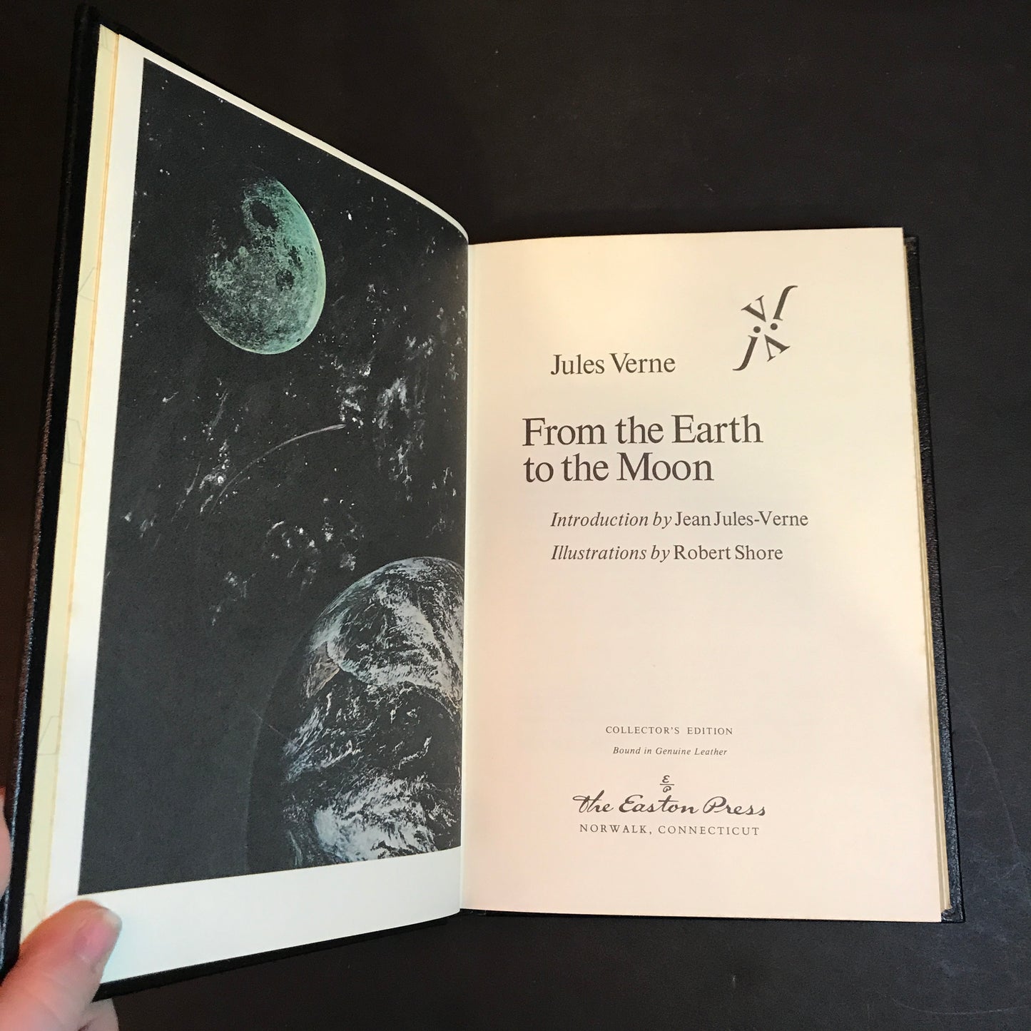 From the Earth to the Moon - Jules Verne - Easton Press - 1970