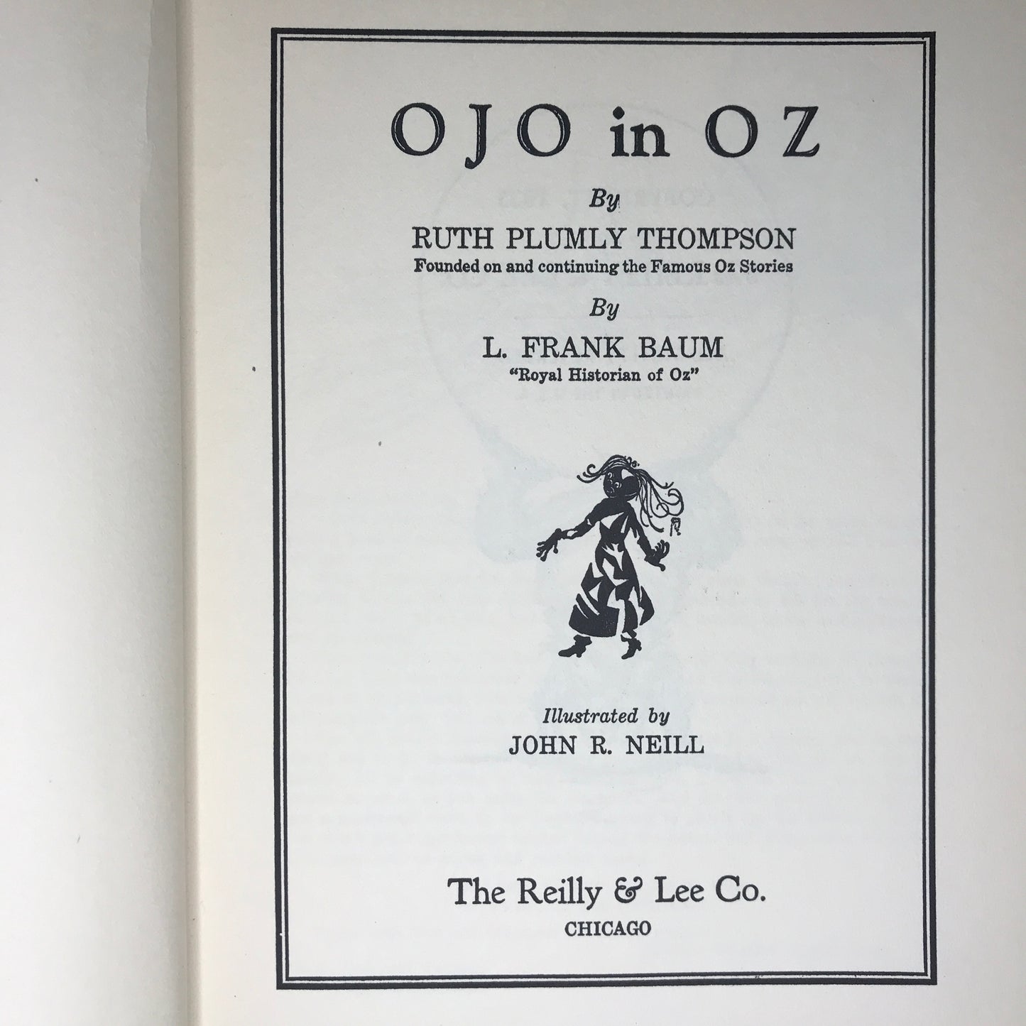 OJO in Oz - Ruth Plumly Thompson - L. Frank Baum - 1933