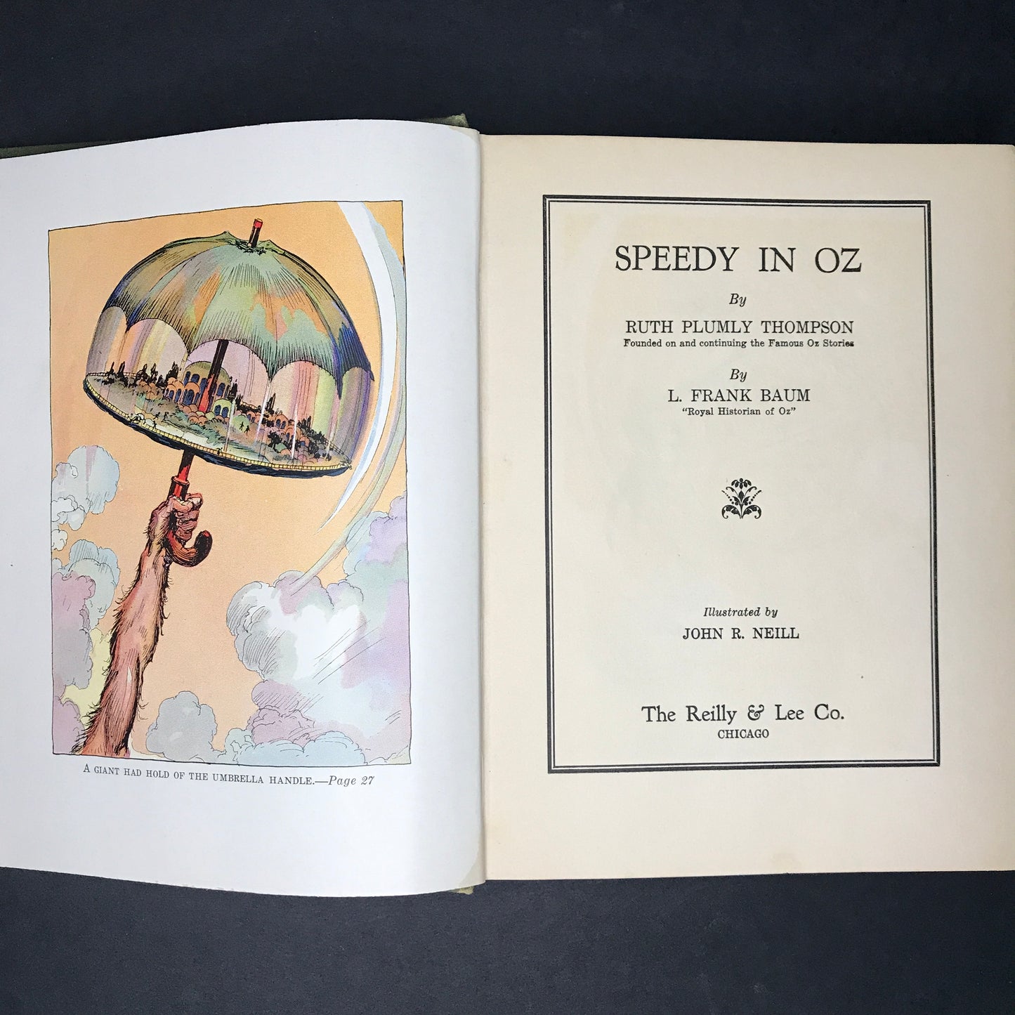 Speedy in Oz - Ruth Plumly Thompson - L. Frank Baum - 1934 - 1st Edition