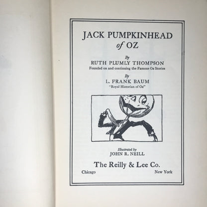 Jack Pumpkinhead of Oz - L. Frank Baum - 1929