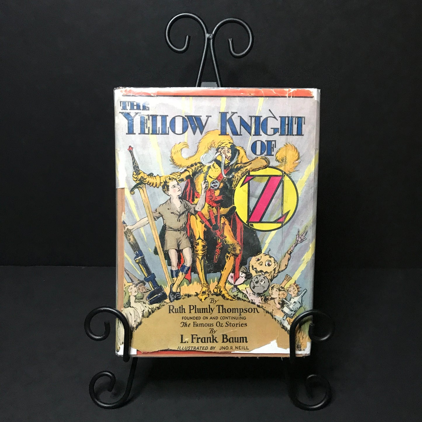 The Yellow Knight of Oz - Ruth Plumly Thompson -  L. Frank Baum - 1930 - Later Printing Dust Jacket