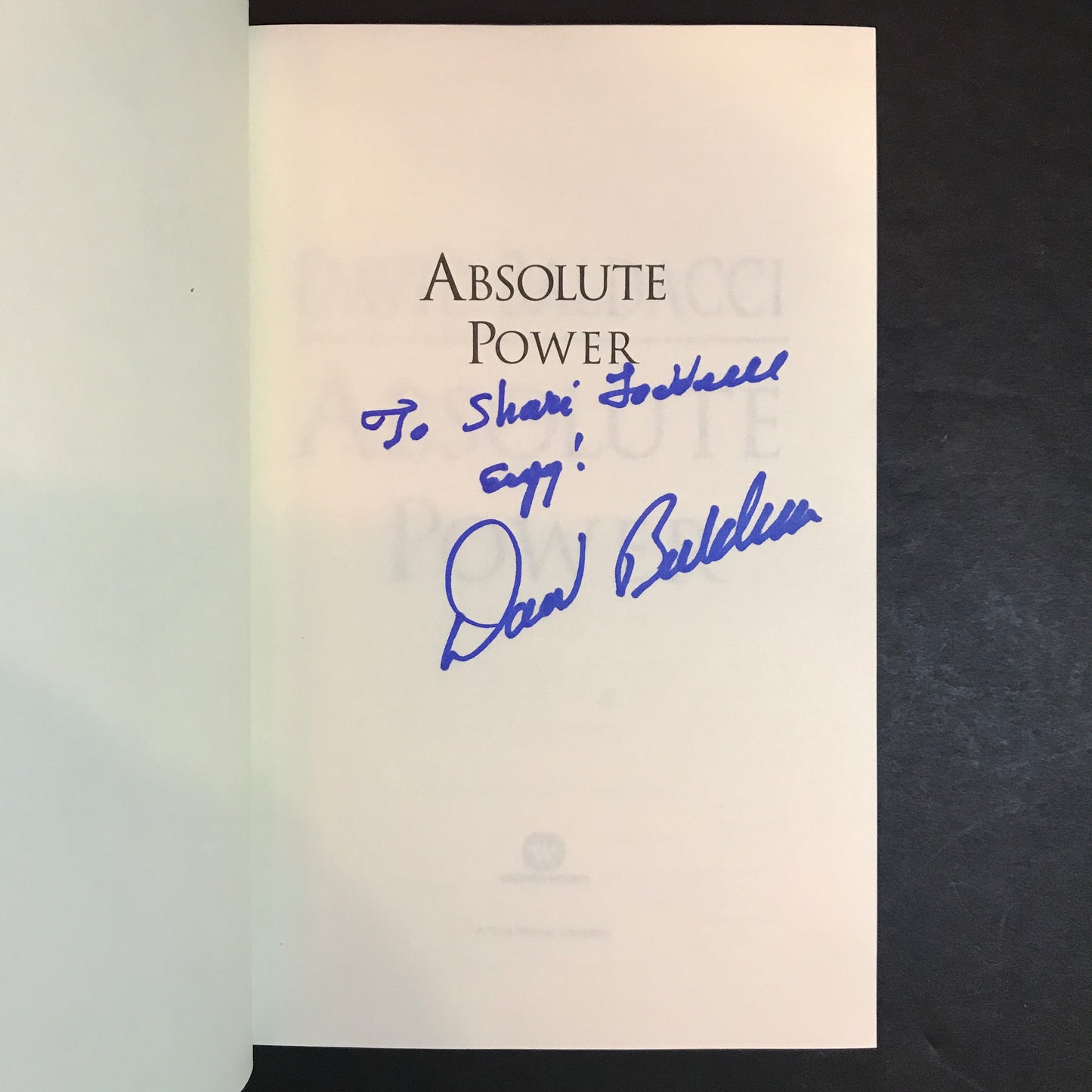 Absolute Power - David Baldacci - First Edition - Signed - 1996