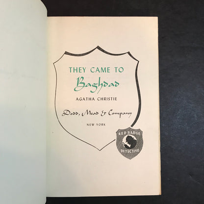 They Came to Baghdad - Agatha Christie - Book Club Edition - 1951