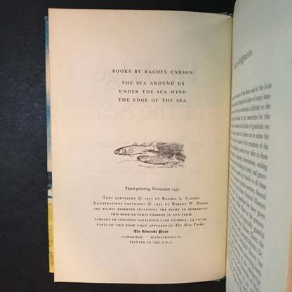 The Edge of the Sea - Rachel Carson - Third Print - 1955