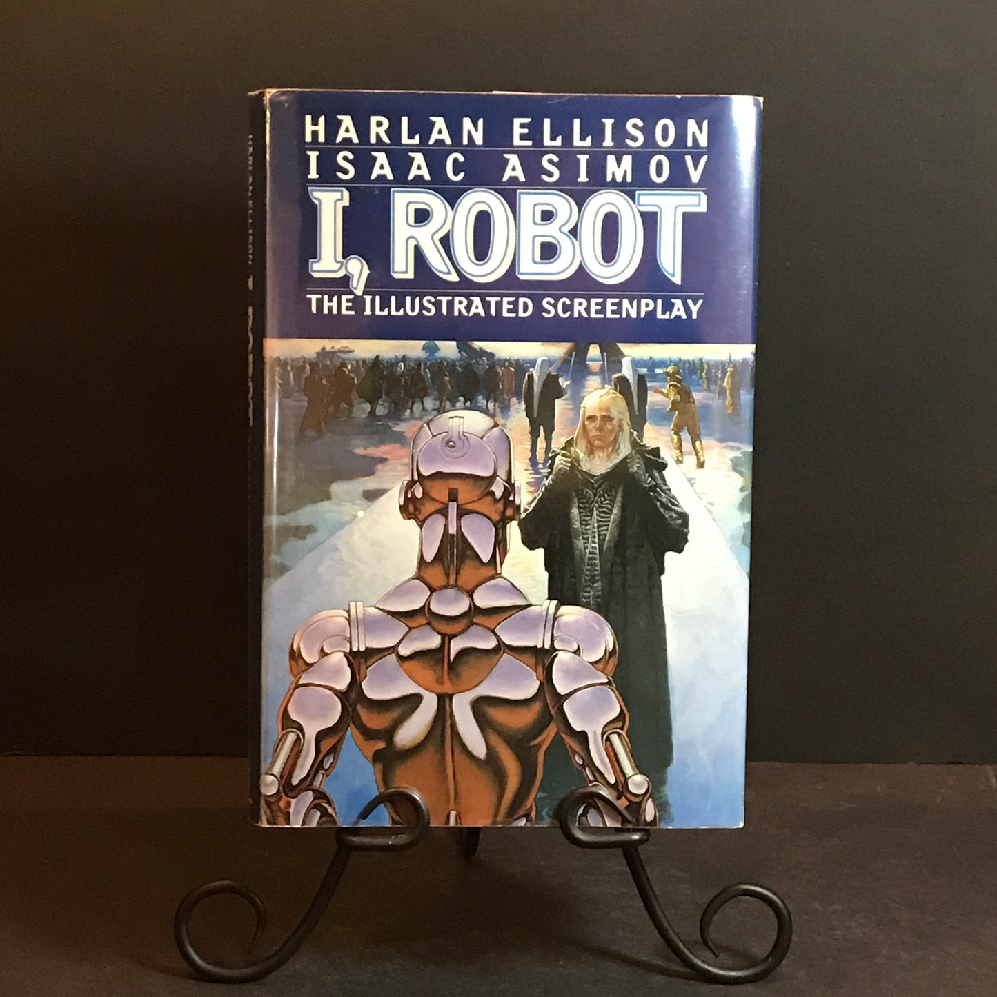 I, Robot: The Illustrated Screenplay - Harlan Ellison and Isaac Asimov - Book Club Edition - Color Plates - 1994