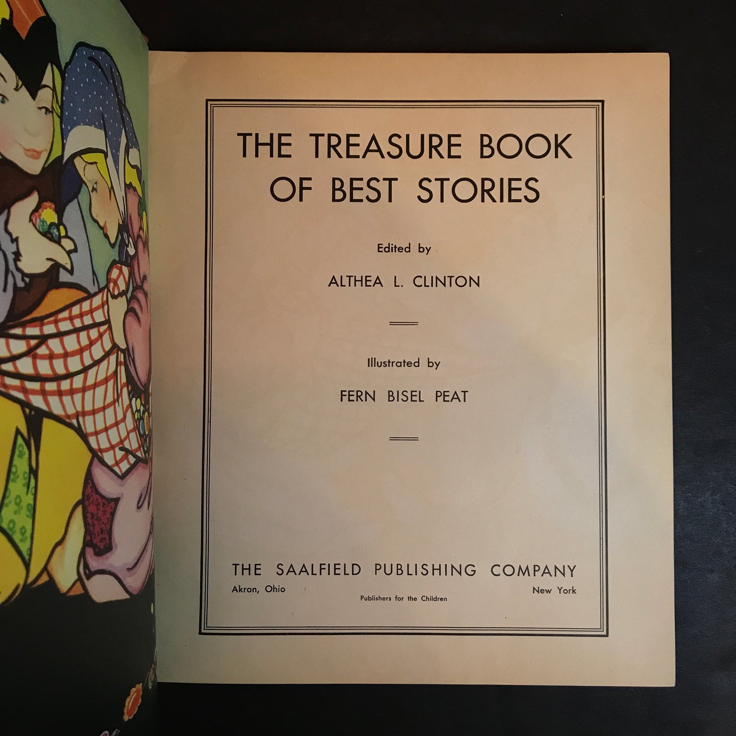 The Treasure Book of Best Stories - Althea L. Clinton - 1933