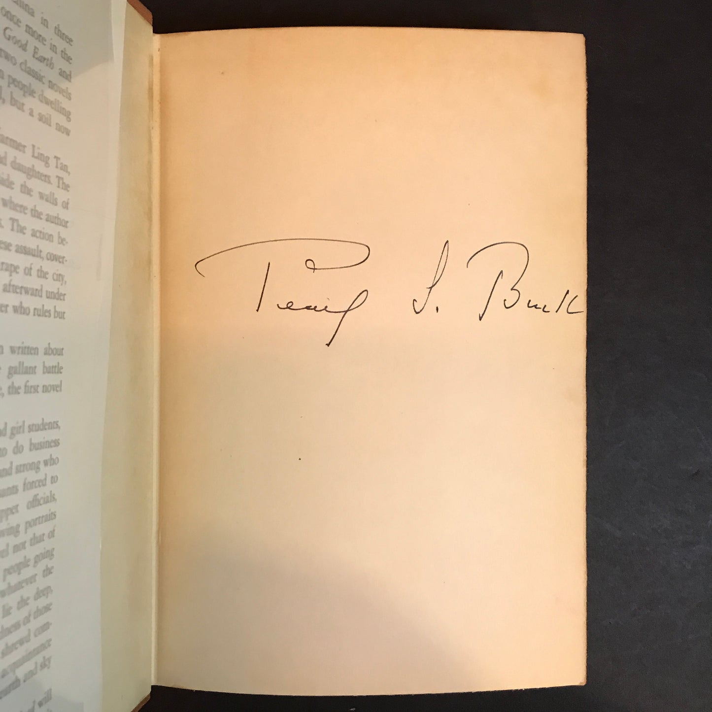 Dragon Seed - Pearl S. Buck - Signed - 1st Edition - 1942