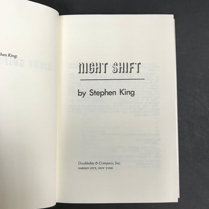 Night Shift - Stephen King - 1st Trade - Book Club Edition - 1978