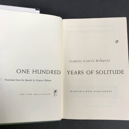 One Hundred Years of Solitude - Gabriel Garcia Marquez - 1st Edition - Facsimile Dust Jacket - 1970