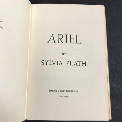 Ariel - Sylvia Plath - 1st American Edition - 1966