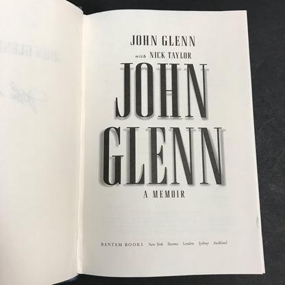 John Glenn A Memoir - John Glenn - Signed - 1st Edition - 1999