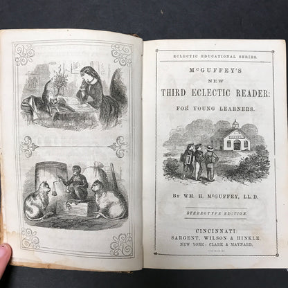 New 3rd Eclectic Reader - WM. H. McGuffey - 1857