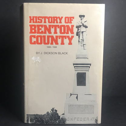History of Benton County - J. Dickson Black - Signed