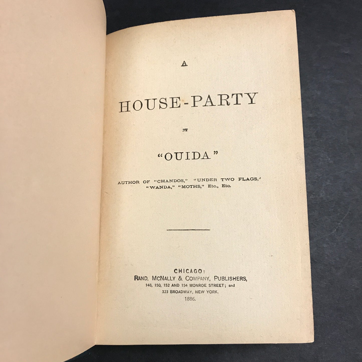 A House Party - Ouida - 1886