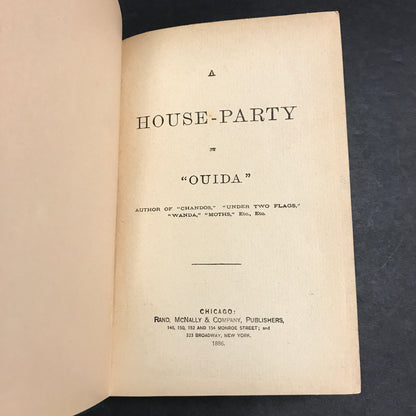 A House Party - Ouida - 1886