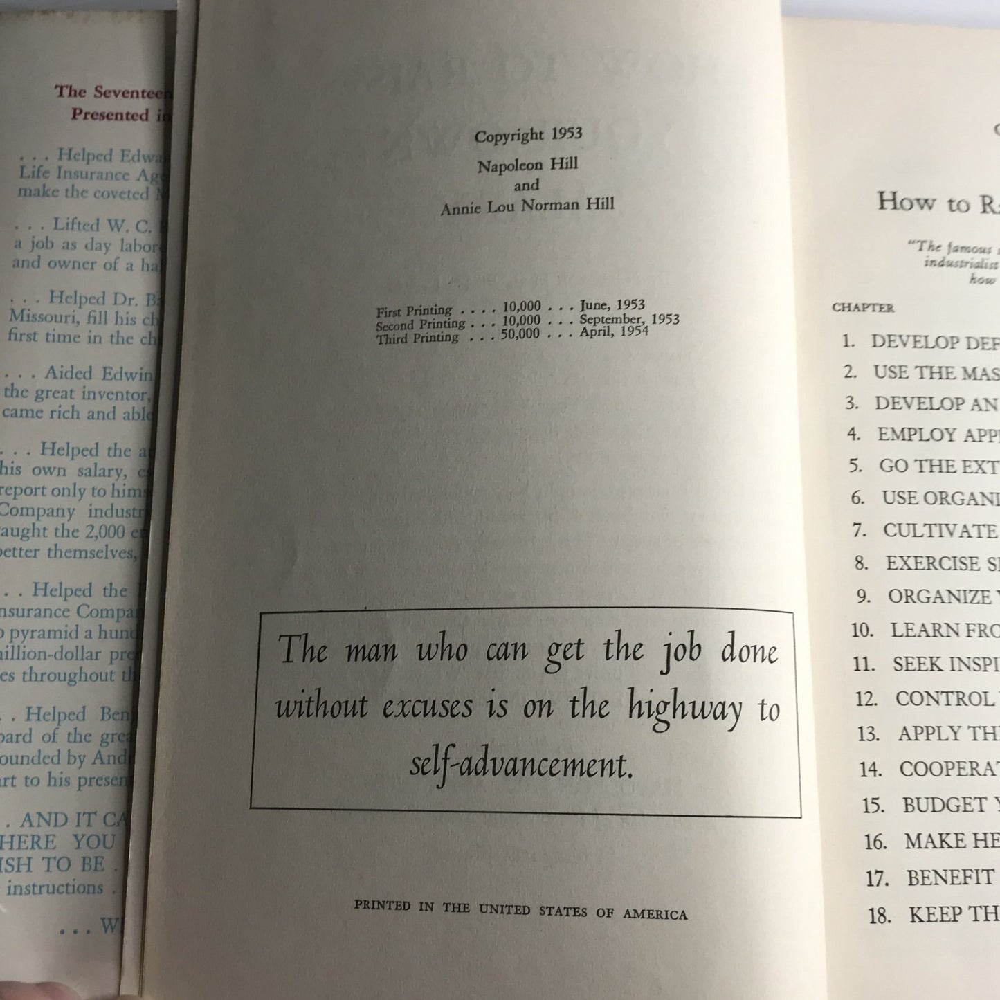 How to Raise Your Own Salary - Napoleon Hill - Signed - 3rd Printing