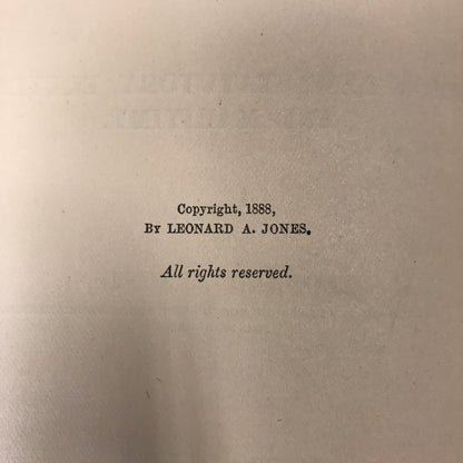 A Treatise on the Law of Liens - Leonard A. Jones - Vol. 1 - 1888