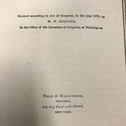 Antiquities of the Orient Unveiled - M. Wolcott Reddry - 1873