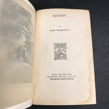 Riverby - John Burroughs - 1895