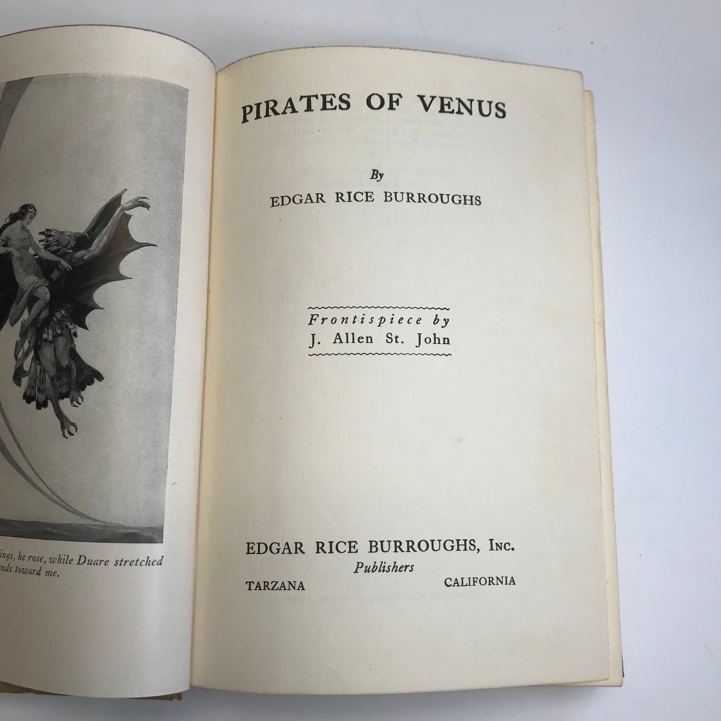 Pirates of Venus - Edgar Rice Burroughs - Early Print