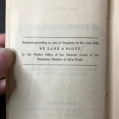 Hymns For The Use of The Methodist Equinox Church - Author Unknown - 1868