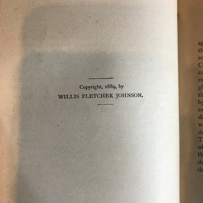 History of the Johnstown Flood - Willis Fletcher Johnson - 1st Edition - 1889