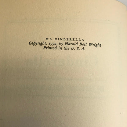 Ma Cinderella - Harold Bell Wright