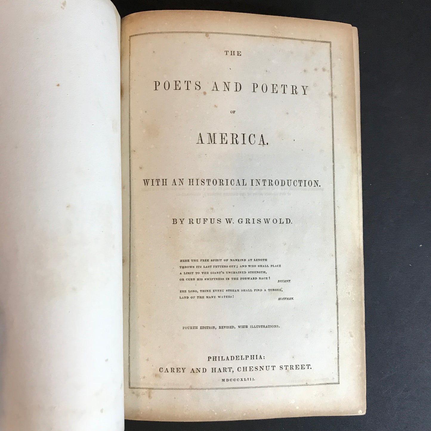 The Poets and Poetry of America - Rufus W. Griswold - 1843