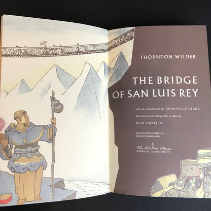 The Bridge of San Luis Rey - Thornton Wilder - Easton Press - Collector's Edition - 1990