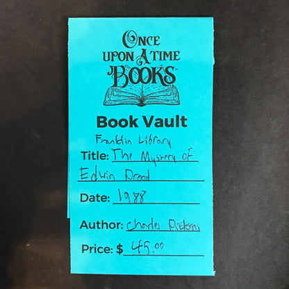 The Mystery of Edwin Drood - Charles Dickens - Franklin Library - 1988