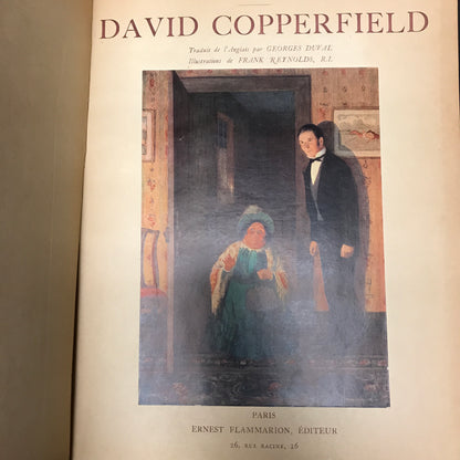 David Copperfield - Charles Dickens - Tipped in Pages - French - Date Unknown