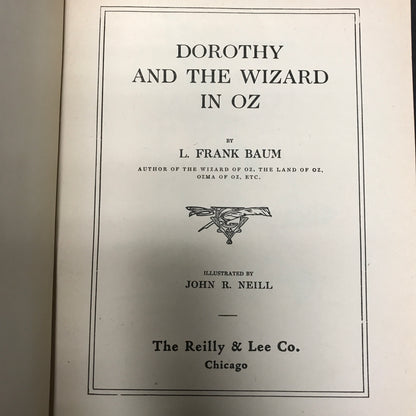 Dorothy and the Wizard in Oz - L. Frank Baum - Early Reprint - 1908