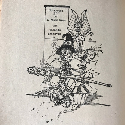 Dorothy and the Wizard in Oz - L. Frank Baum - Early Reprint - 1908