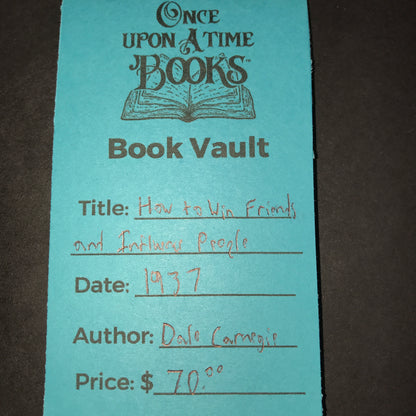 How To Win Friends and Influence People - Dale Carnegie - 14th Printing - 1937