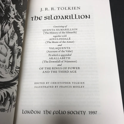 The Silmarillion - J. R. R. Tolkien - 2nd Printing - Folio Society - 2002