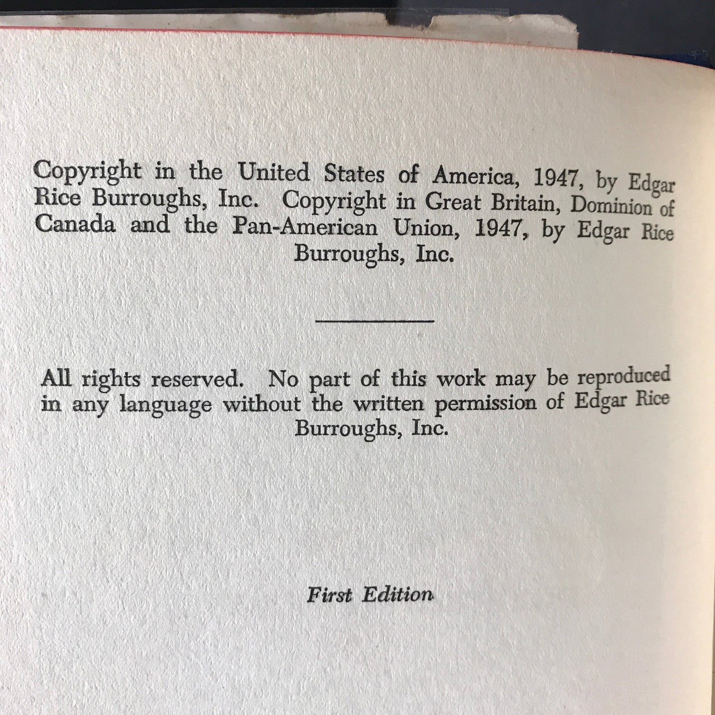 Tarzan and the Foreign Legion - Edgar Rice Burroughs - 1st Edition - 1947