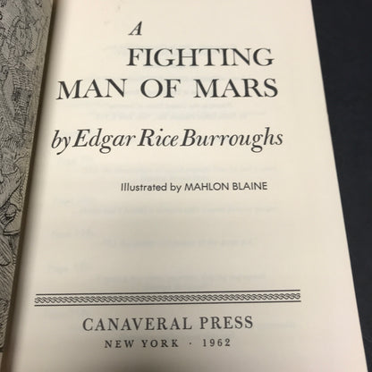 A Fighting Man of Mars - Edgar Rice Burroughs - 1st Thus - 1962