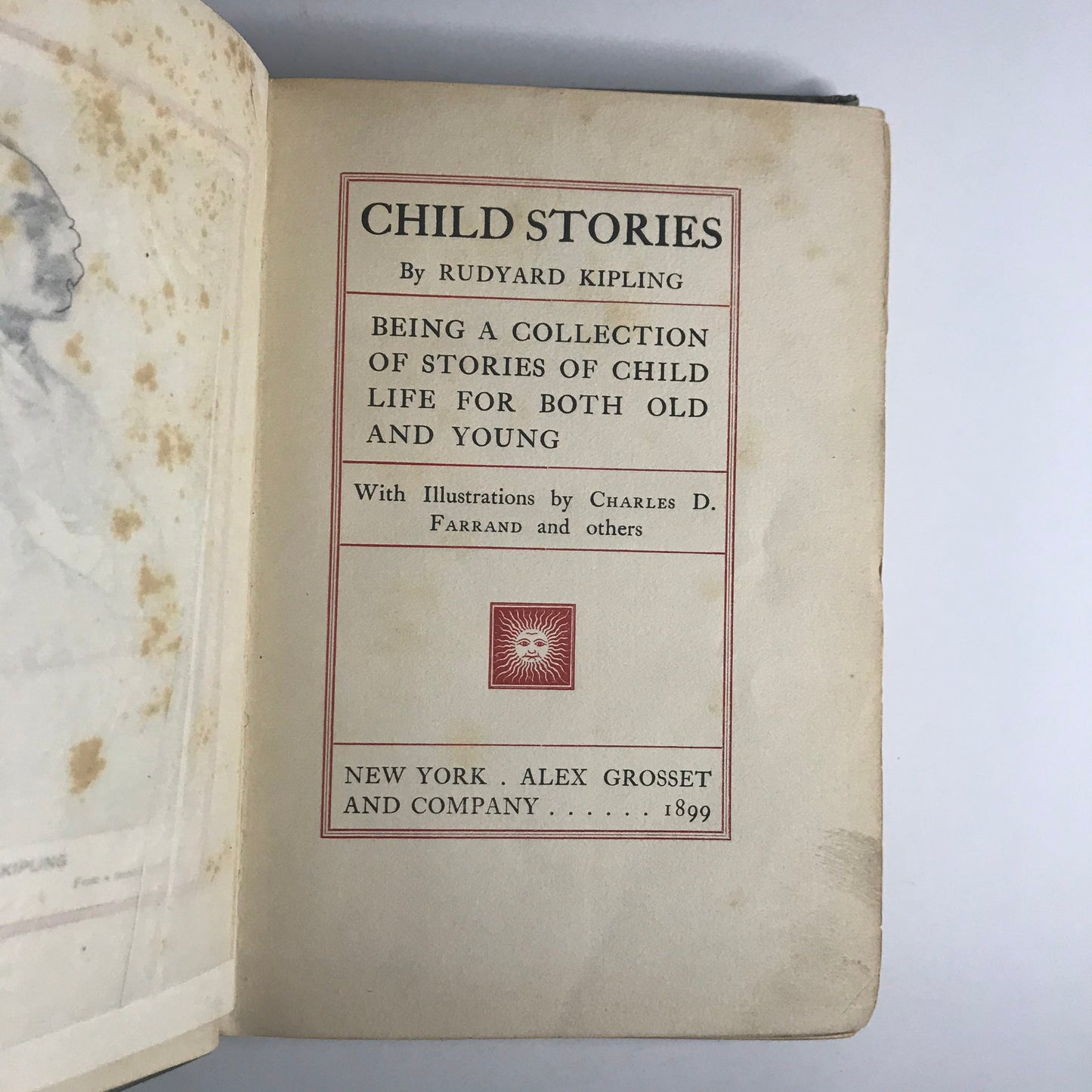 Child Stories - Rudyard Kipling - 1st Edition - 1899