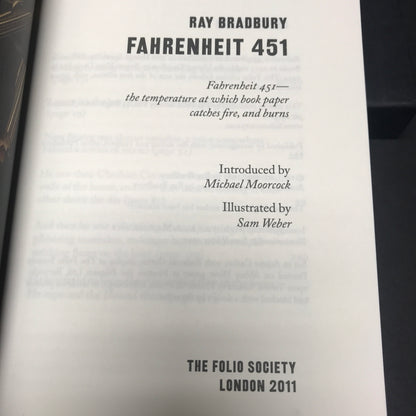 Fahrenheit 451 - Ray Bradbury - 1st Thus - Folio Society - 2011