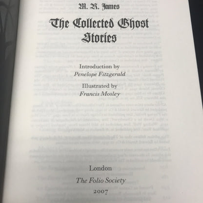 Collected Ghost Stories -M. R. James - Folio Society - 2007