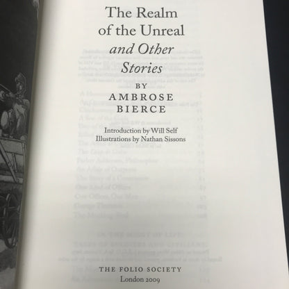 The Realm of the Unreal and Other Stories - Ambrose Bierce - 1st Thus - Folio Society - 2009